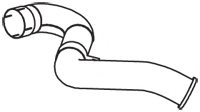 DAF 1702533 Exhaust Pipe